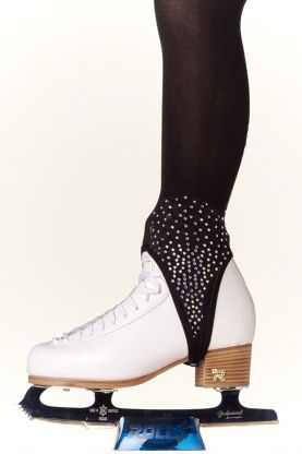 Rhinstones Motifs - Microfiber Skating Tights